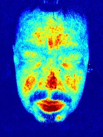 Da análise inteligente facial da pele da câmara digital sistema mágico do espelho