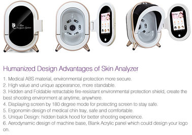 Analisador diagnóstico facial facial de Tone Scanner 45W 20 Megapixel da pele do ABS