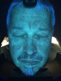 Análise portátil do enrugamento da pele do Facial 3d da máquina esperta do analisador da pele