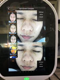 Equipamento facial portátil mágico da língua estrangeira do analisador 9 do espelho