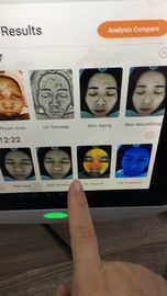 Espelho uv da mágica do espectro da máquina facial portátil do analisador da pele