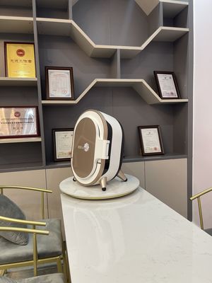 O problema de pele UV facial portátil da análise 12 da pele do analisador detectou em casa o uso