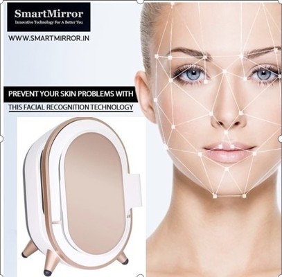Dispositivo da dermatologia da cara da máquina do analisador da pele da aspereza de 7 línguas