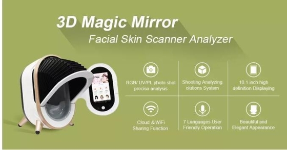 Câmera facial 7200K do dispositivo dos analisadores da casa do varredor da cara 8800 lux